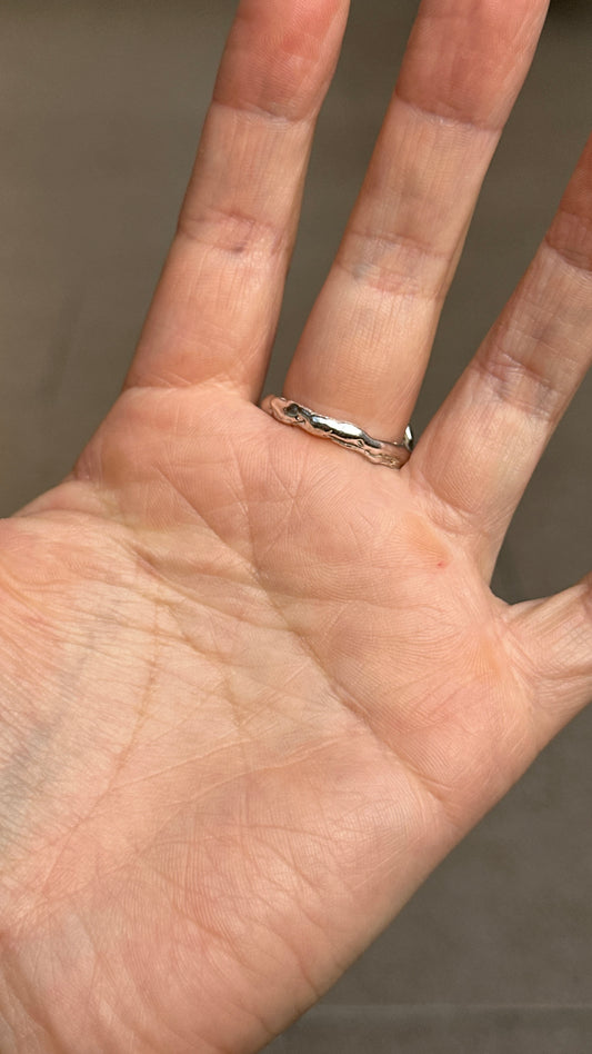 Anillo luna y destello